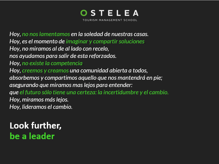 La campaña de comunicación Tourism Leaders Lobby en el top 100